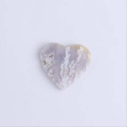 One Agate Chalcedony Heart Cab - Expert Wholesale and Supplier of Wholesale Crystals & Bulk Gemstones, ["Agate","Agate Chalcedony","Cabs","Hearts"]