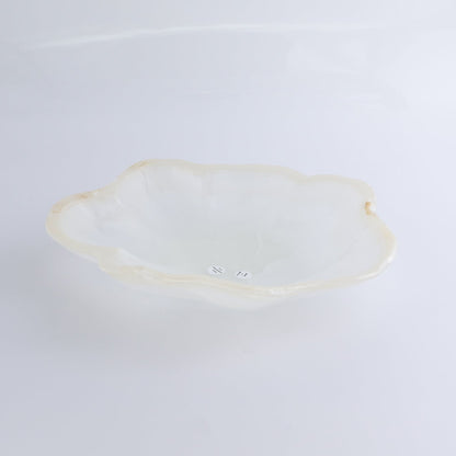 One Bowl Mexican Onyx/Calcite White Beige