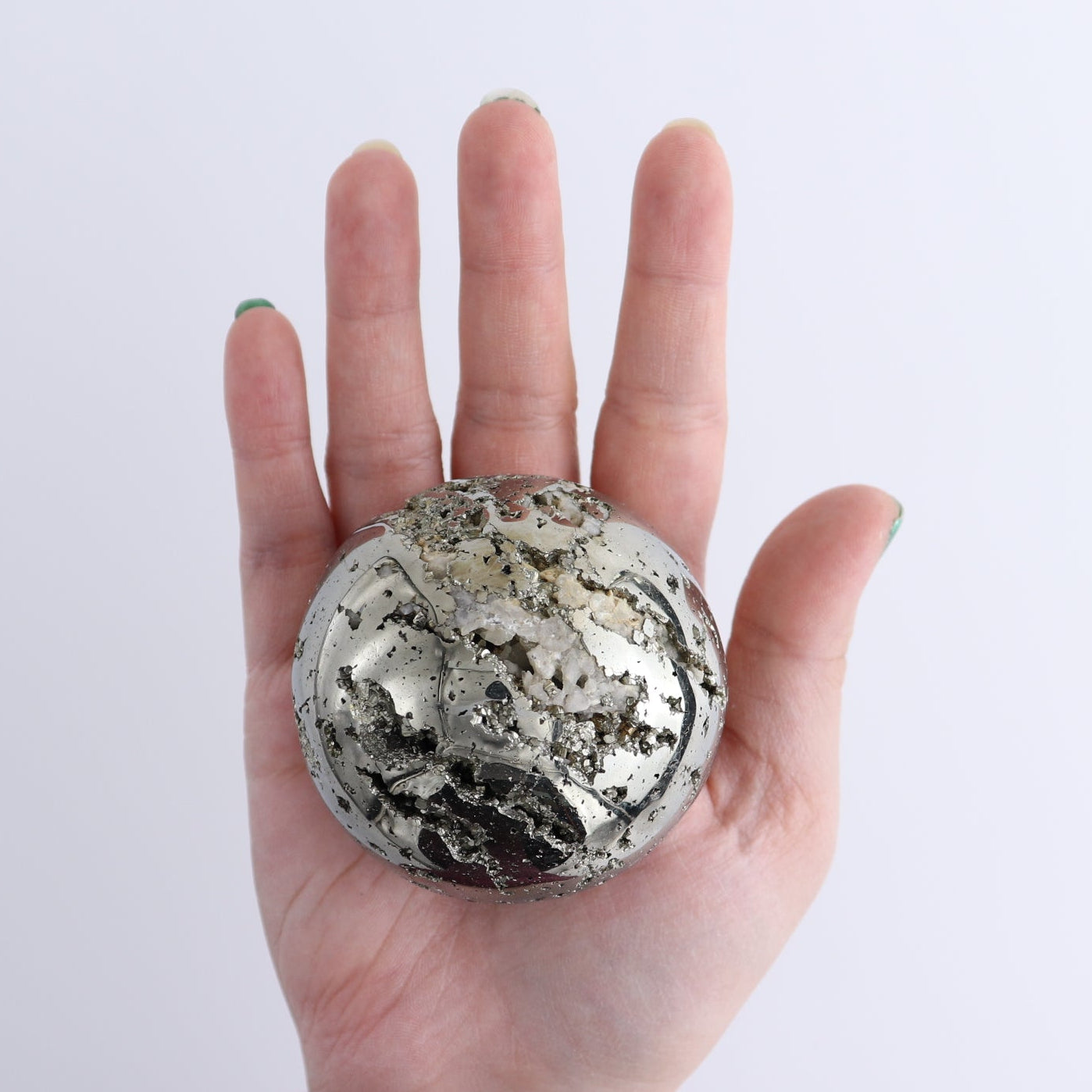 Pyrite Spheres Set of 4