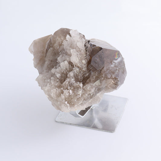 Smoky Quartz Cluster with Stand