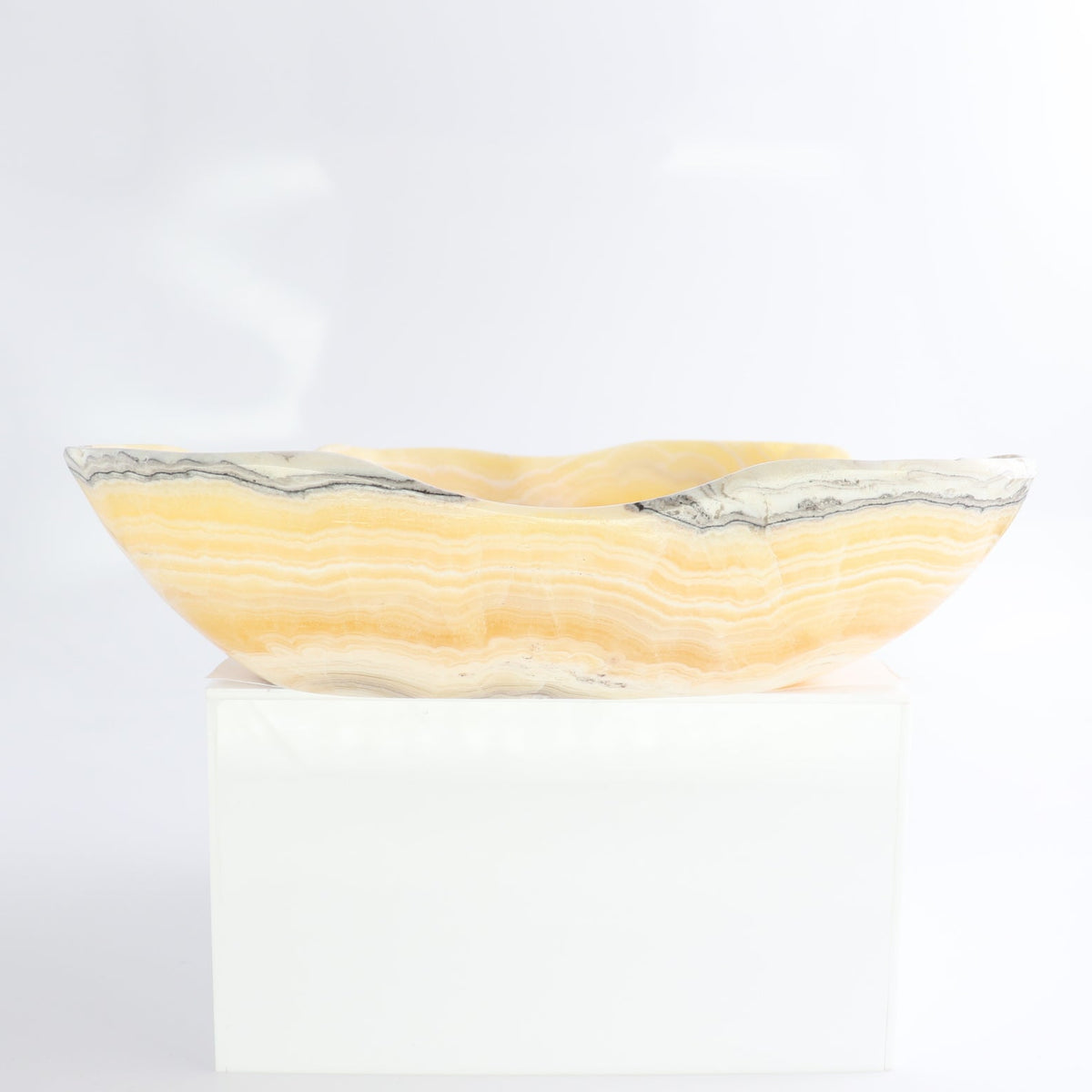 Mexican Onyx/Calcite Bowl 10"