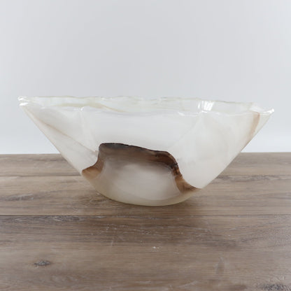 Mexican Onyx/Calcite Bowl 15"