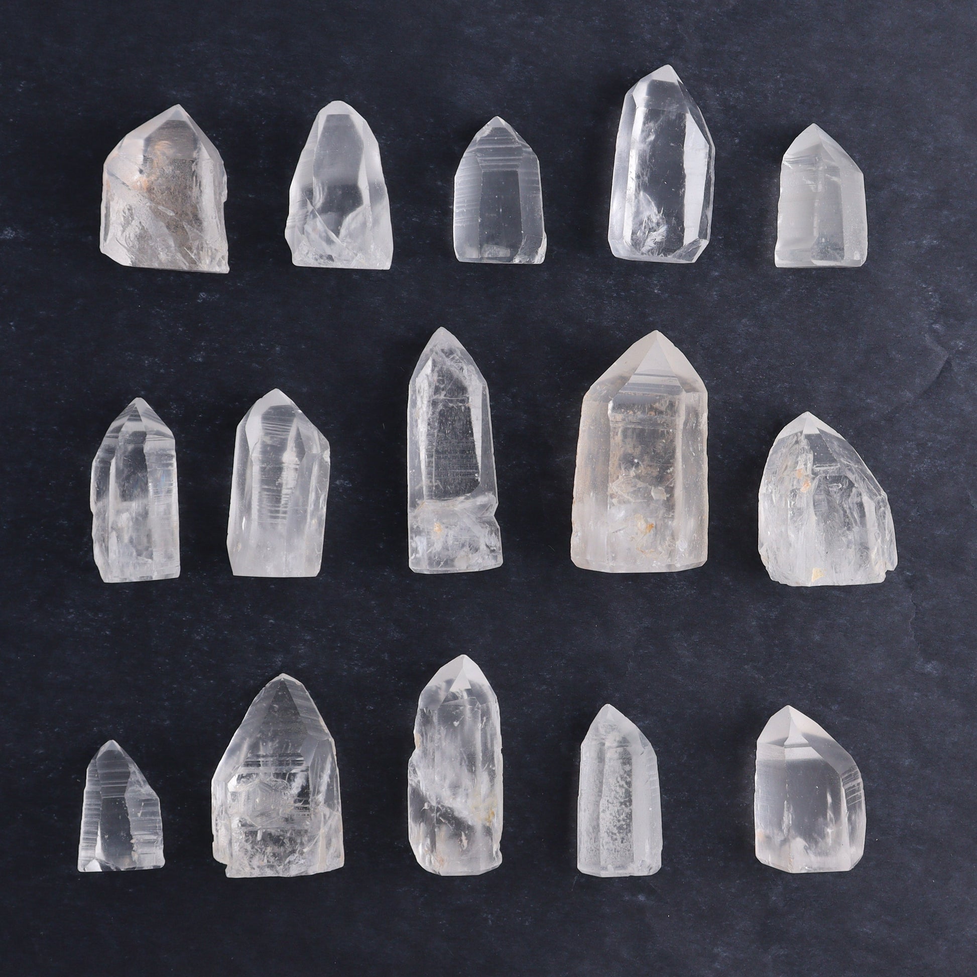Lemurian Cut Bases Set of 15 - Expert Wholesale and Supplier of Wholesale Crystals & Bulk Gemstones, ["Brazil","Cut Base","Lemurian"]