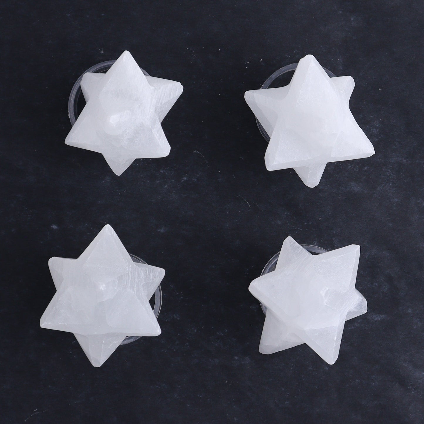 One Selenite (Satin Spar) Star - Expert Wholesale and Supplier of Wholesale Crystals & Bulk Gemstones, ["close_30","Mixed Carvings","Morocco","Selenite","stars"]