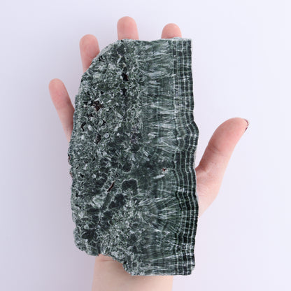 Seraphinite Slices Set of 3 - Expert Wholesale and Supplier of Wholesale Crystals & Bulk Gemstones, ["Russia","Seraphinite","Slices and Slabs"]