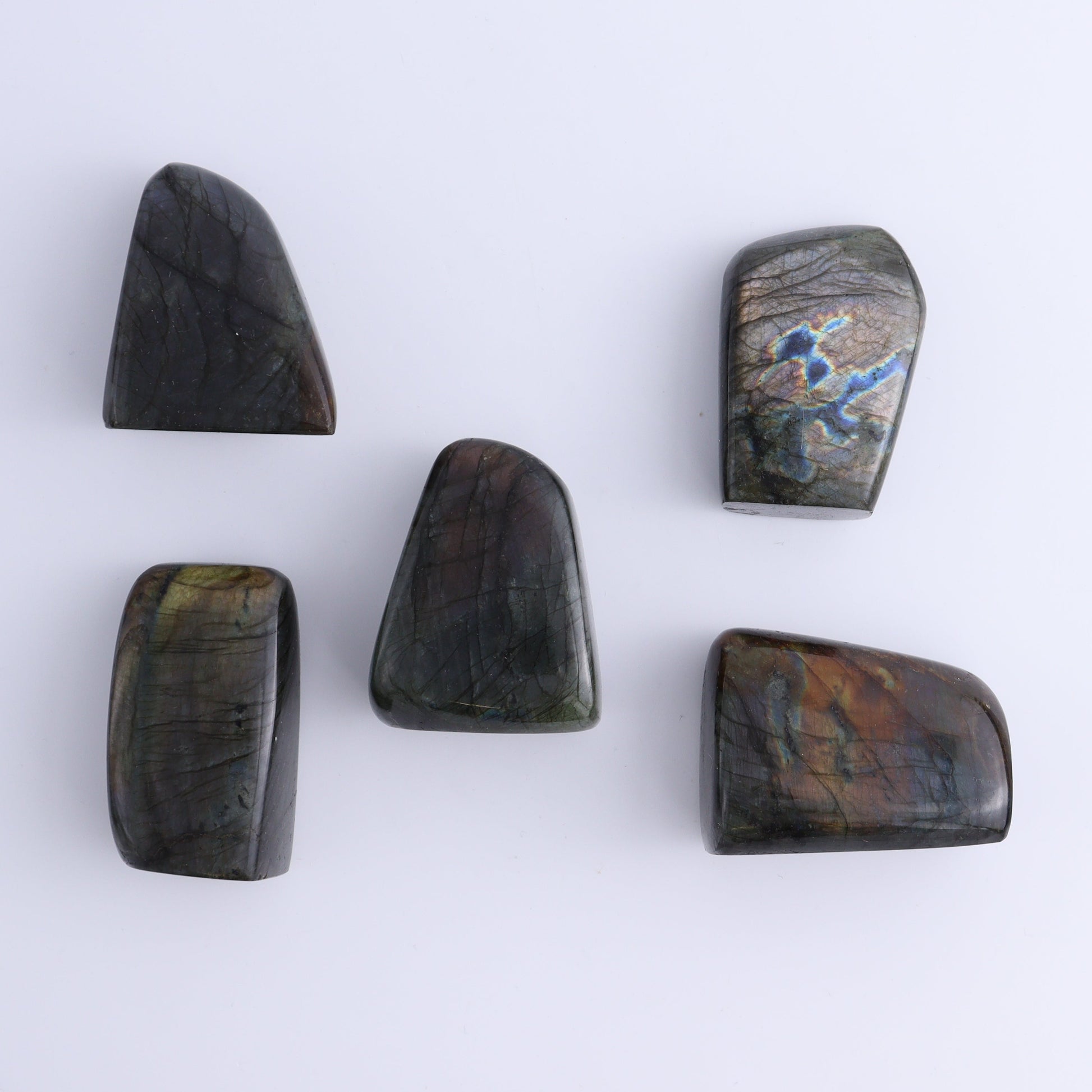 Labradorite Freeform Set of 20 - Expert Wholesale and Supplier of Wholesale Crystals & Bulk Gemstones, ["Freeforms","Labradorite","Madagascar"]
