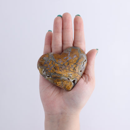 Brecciated Jasper Hearts Set of 6 - Expert Wholesale and Supplier of Wholesale Crystals & Bulk Gemstones, ["Brecciated Jasper","Hearts","Indonesia"]