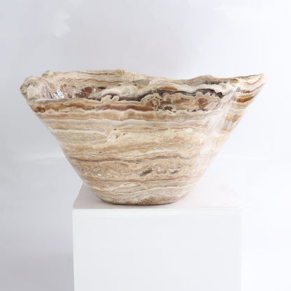 Mexican Onyx/Calcite Bowl 16"