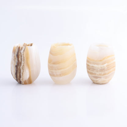 One Mexicano Onyx/Calcite Candle Holder - Expert Wholesale and Supplier of Wholesale Crystals & Bulk Gemstones, ["Calcite","Candle Holder","Catalog Onyx","Mexico","onyx"]