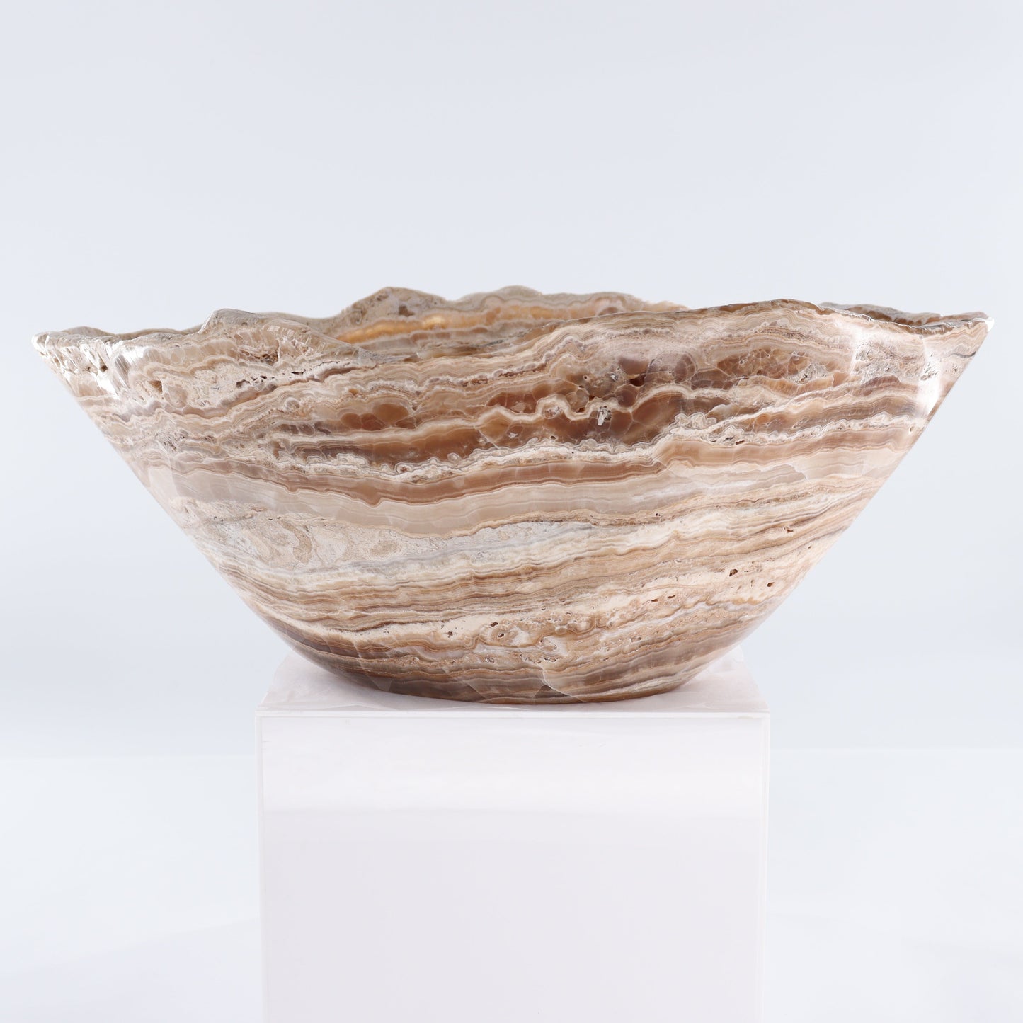 Mexican Onyx/Calcite Bowl - Expert Wholesale and Supplier of Wholesale Crystals & Bulk Gemstones, ["Bowls","Calcite","Mexico","onyx"]
