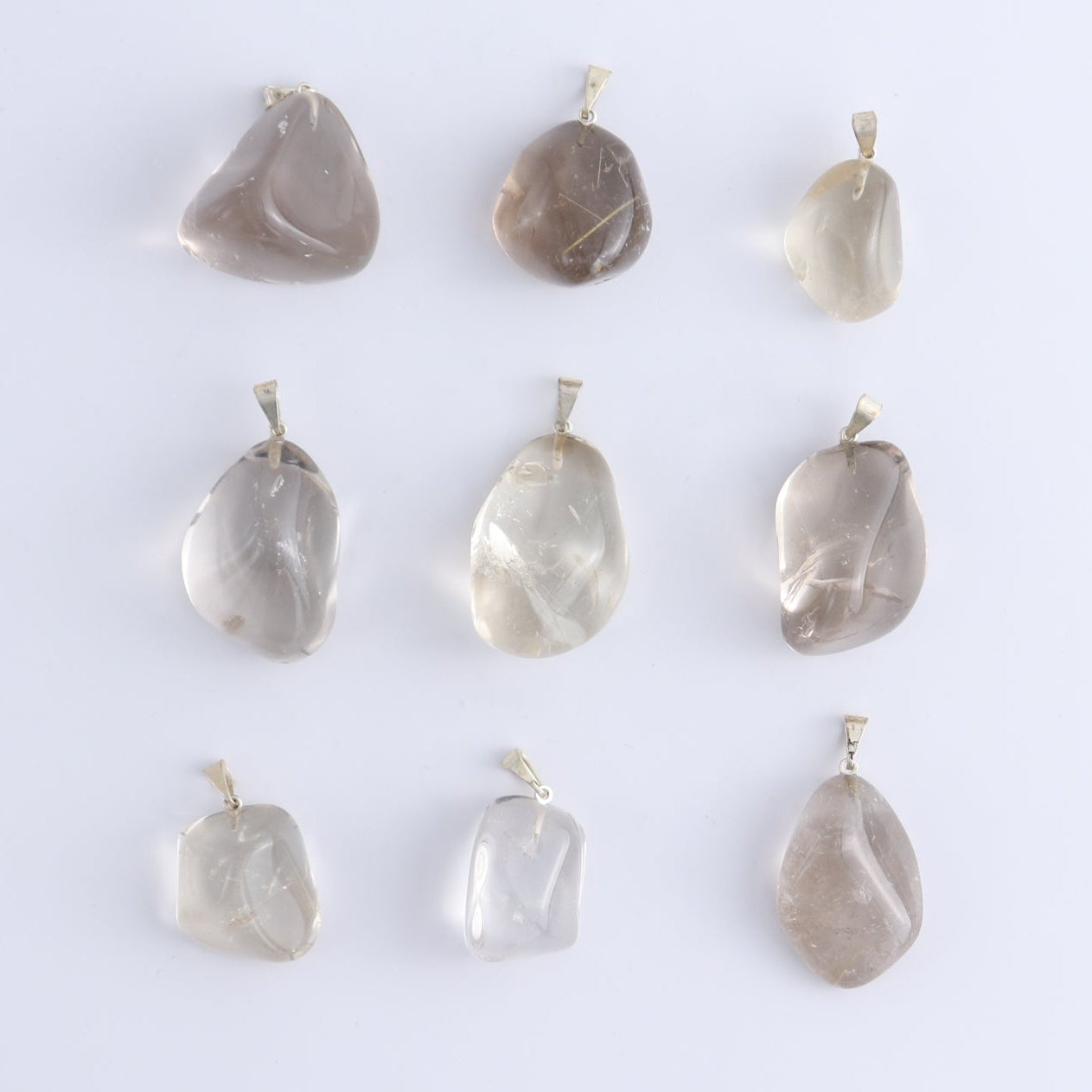 One Smoky Quartz Tumble Pendant