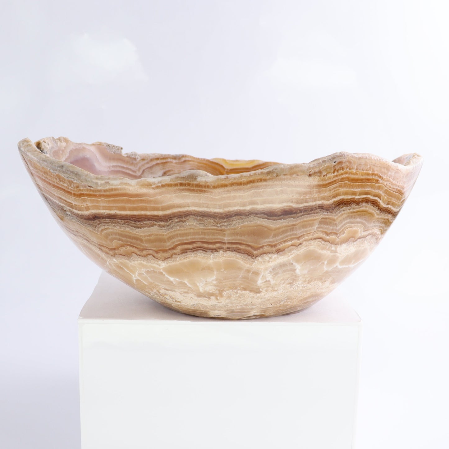 Mexican Onyx/Calcite Bowl - Expert Wholesale and Supplier of Wholesale Crystals & Bulk Gemstones, ["Bowls","Calcite","Mexico","onyx"]