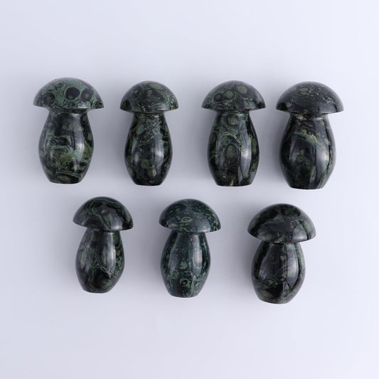 Kambaba Jasper Mushrooms Set of 7