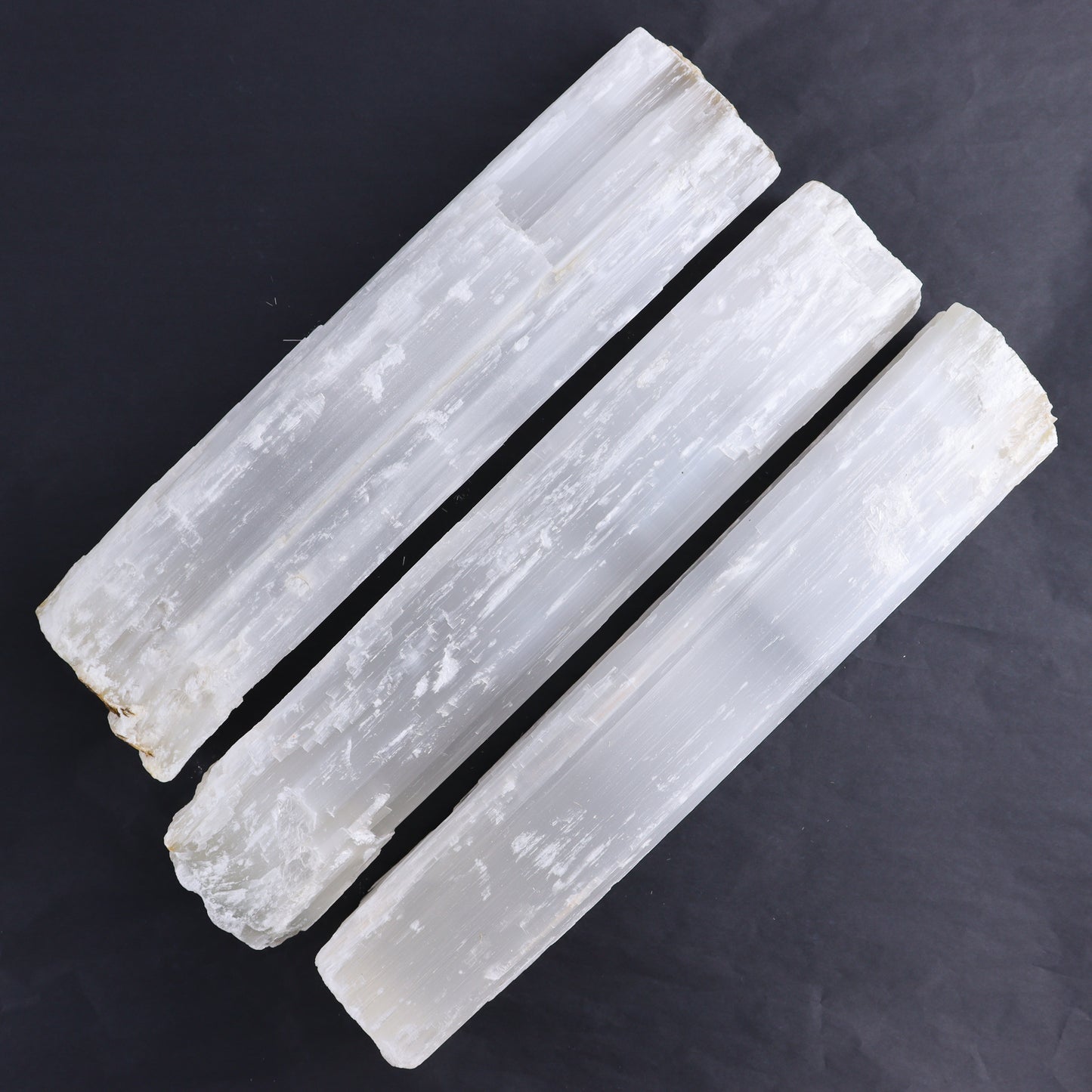 Selenite Logs Set of 3 - Expert Wholesale and Supplier of Wholesale Crystals & Bulk Gemstones, ["logs","selenite"]