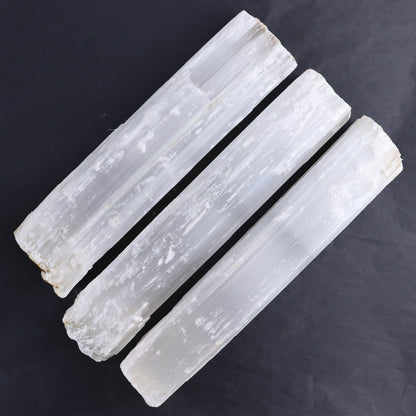 Selenite Logs Set of 3 - Expert Wholesale and Supplier of Wholesale Crystals & Bulk Gemstones, ["logs","selenite"]