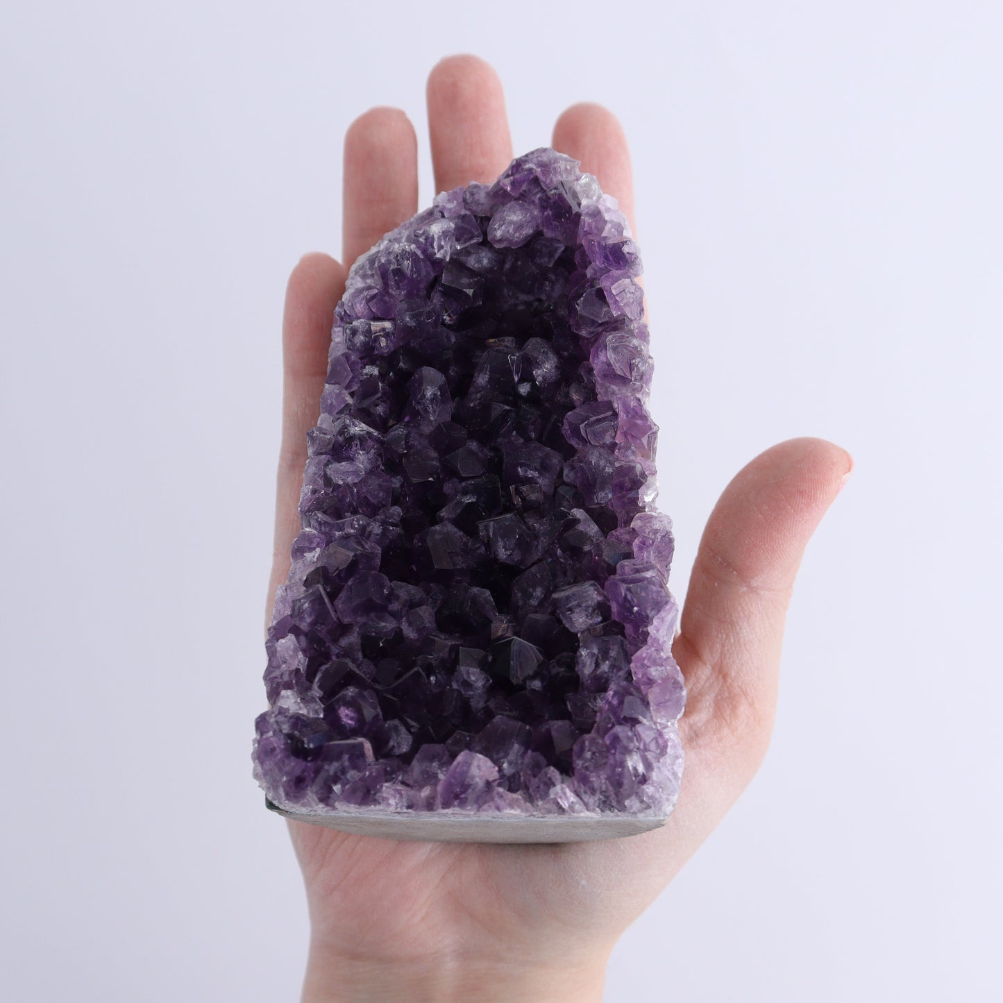 Uruguay Amethyst Cut Base Set of 4 - Expert Wholesale and Supplier of Wholesale Crystals & Bulk Gemstones, ["Amethyst","Cut Base","Uruguay"]