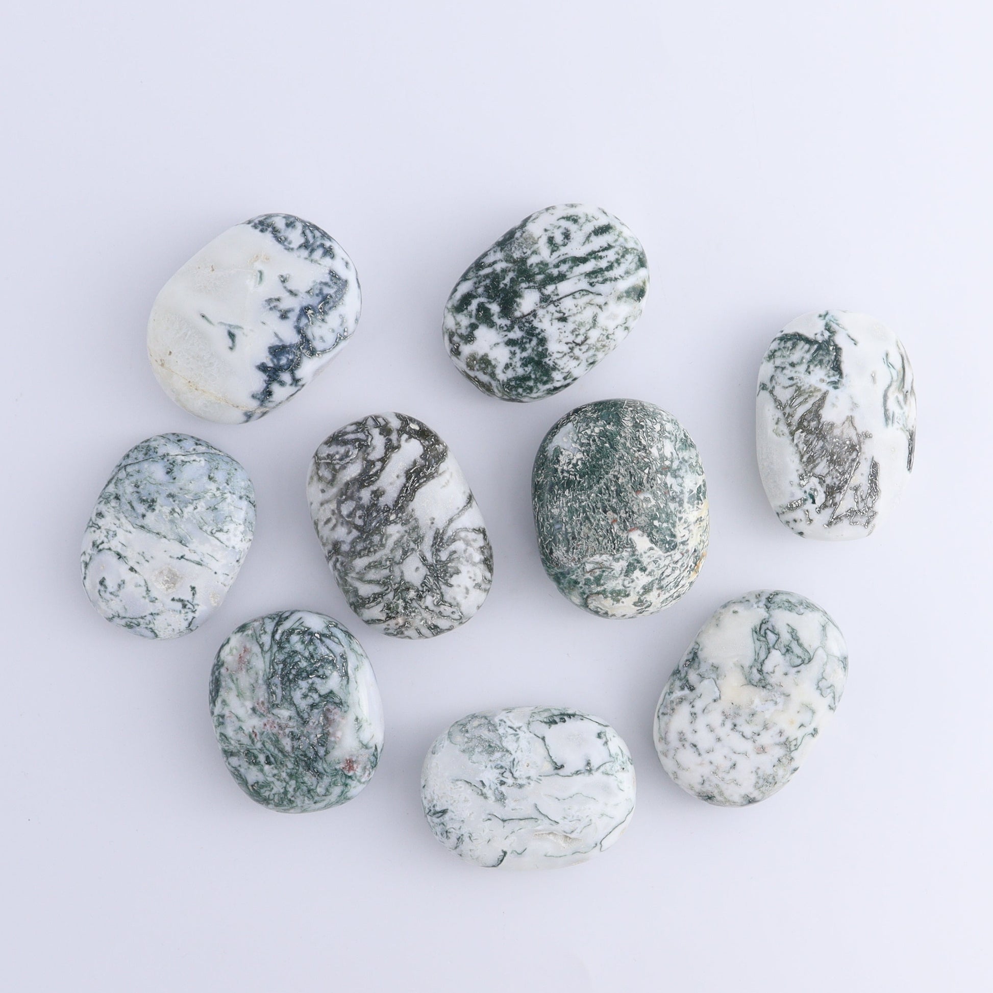 Tree Agate Palm Stones 1 kg Set - Expert Wholesale and Supplier of Wholesale Crystals & Bulk Gemstones, ["Agate","Palm Stones","Tree Agate"]