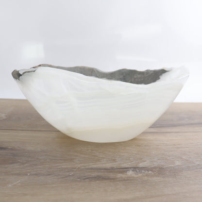 Mexican Onyx/Calcite Bowl 10"