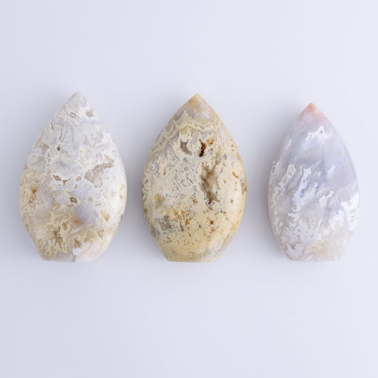 Agate Flames, Towers, Clouds and Spheres Set of 12 - Expert Wholesale and Supplier of Wholesale Crystals & Bulk Gemstones, ["Agate","Clouds","flames","Spheres","Towers"]