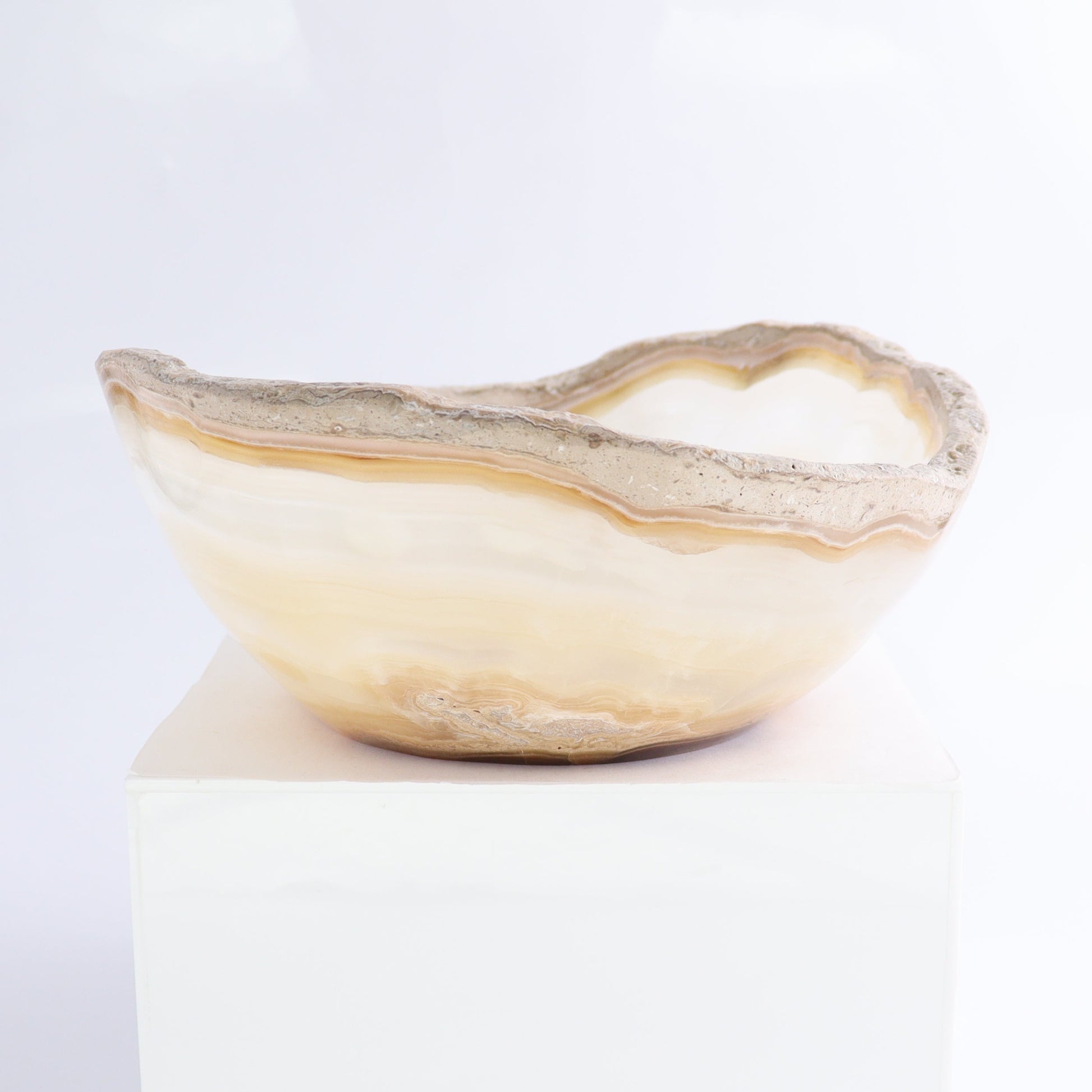 Mexican Onyx/Calcite Bowl - Expert Wholesale and Supplier of Wholesale Crystals & Bulk Gemstones, ["Bowls","Calcite","Mexico","onyx"]