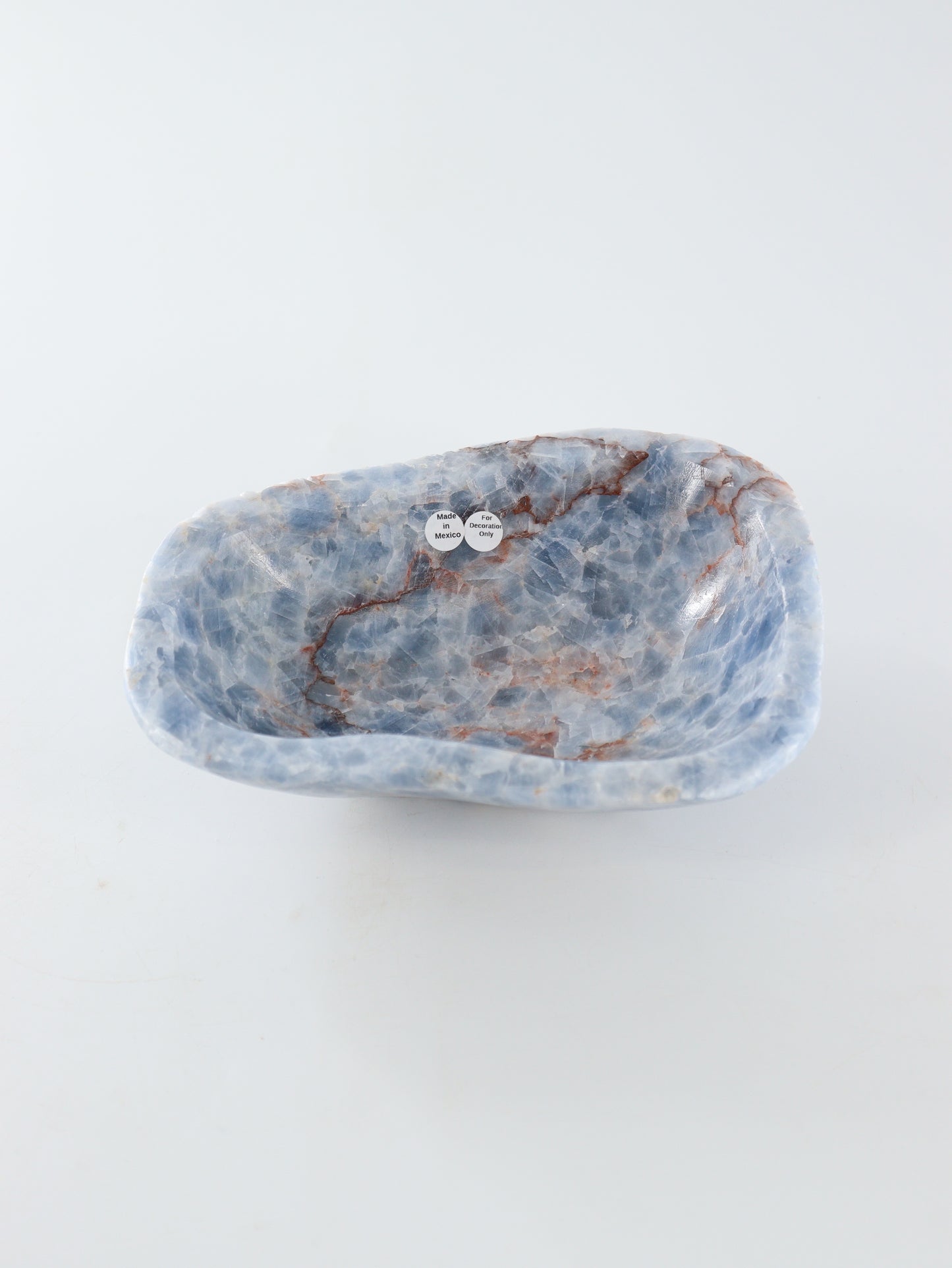 Blue Calcite Bowls Set of 3 - Expert Supplier of Wholesale Crystals & Bulk Gemstones