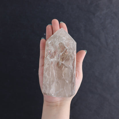 Crackled Quartz Towers Set of 3 - Expert Wholesale and Supplier of Wholesale Crystals & Bulk Gemstones, ["Clear Quartz","Crackled","Points","Quartz","Towers"]