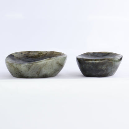 Labradorite Bowls Set of 10 - Expert Wholesale and Supplier of Wholesale Crystals & Bulk Gemstones, ["Bowls","Labradorite","Madagascar"]