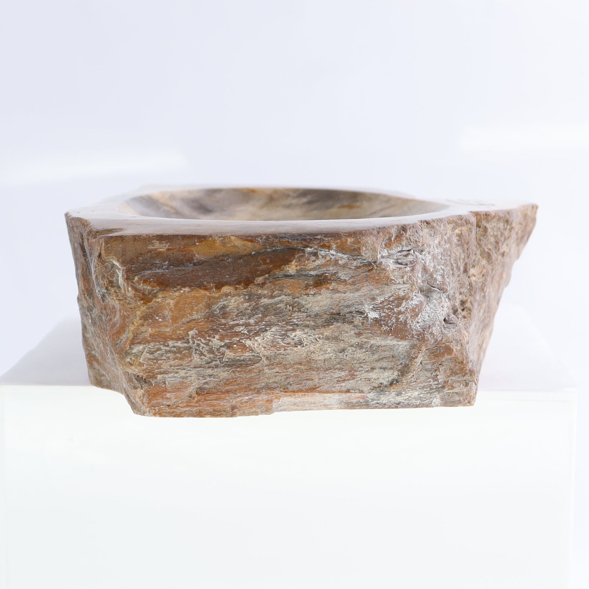 Petrified Wood Bowls Set of 2 - Expert Wholesale and Supplier of Wholesale Crystals & Bulk Gemstones, ["Bowls","Indonesia","Petrified Wood"]