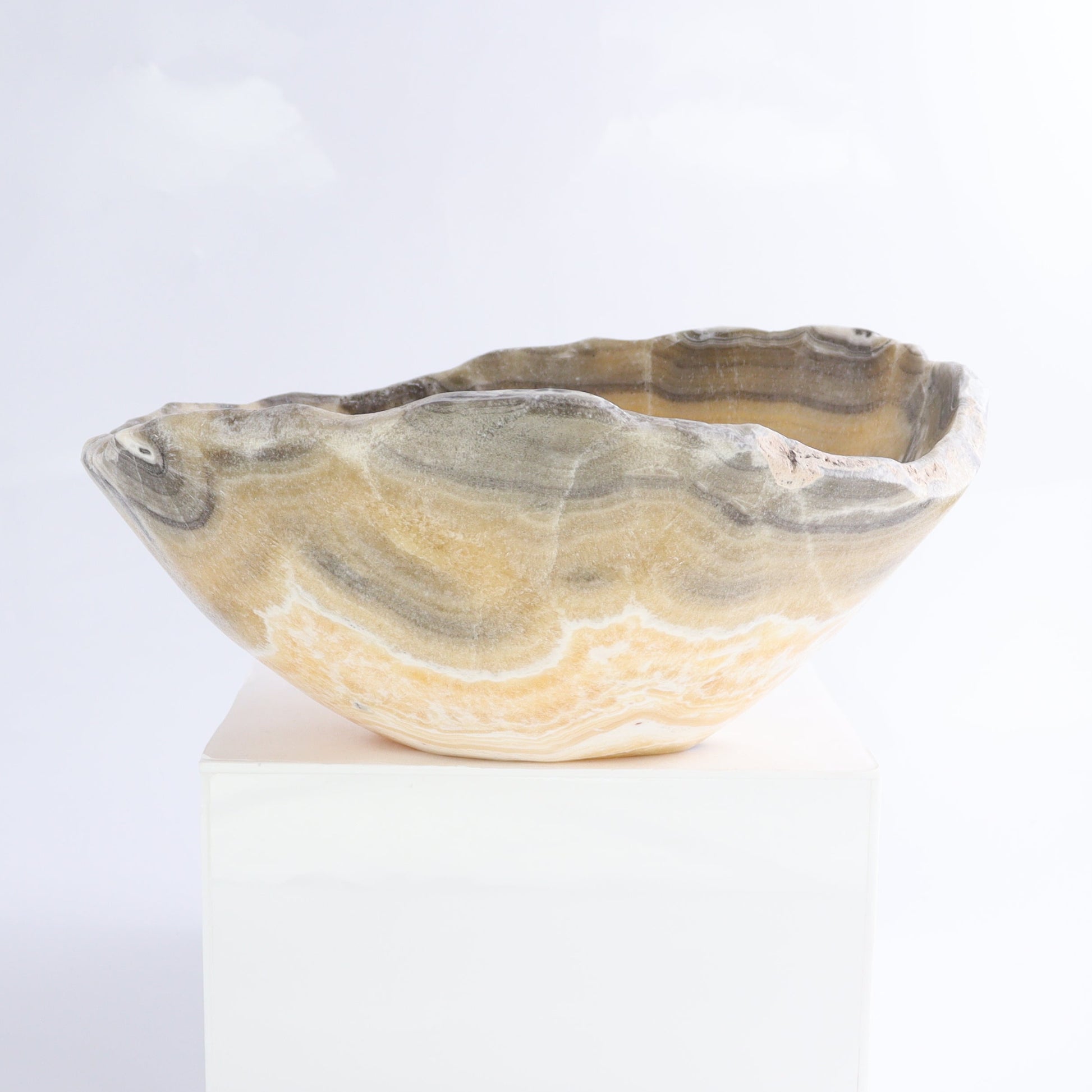 Mexican Onyx/Calcite Bowl - Expert Wholesale and Supplier of Wholesale Crystals & Bulk Gemstones, ["Bowls","Calcite","Mexico","onyx"]