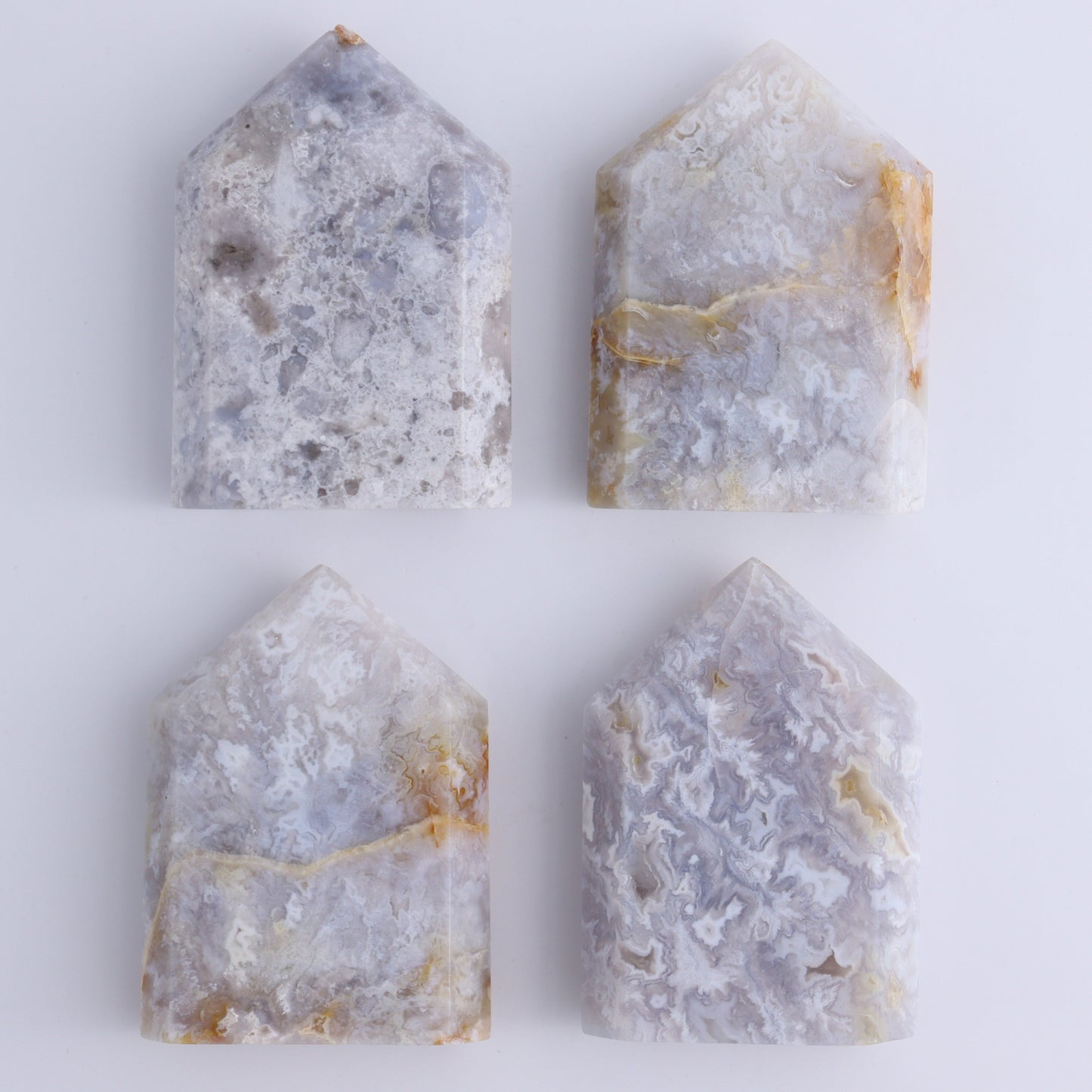 Agate Towers Set of 12 - Expert Wholesale and Supplier of Wholesale Crystals & Bulk Gemstones, ["Agate","Towers"]