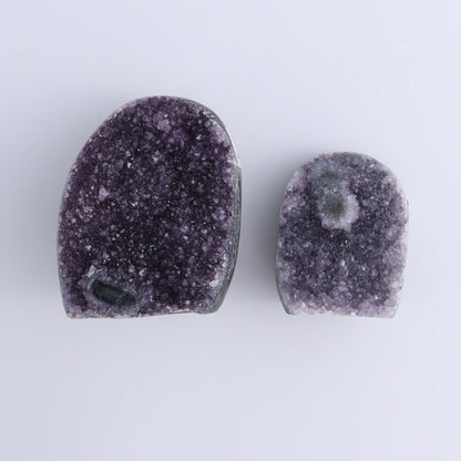 Uruguay Amethyst Set of 4 - Expert Wholesale and Supplier of Wholesale Crystals & Bulk Gemstones, ["Amethyst","Cut Base","Uruguay"]
