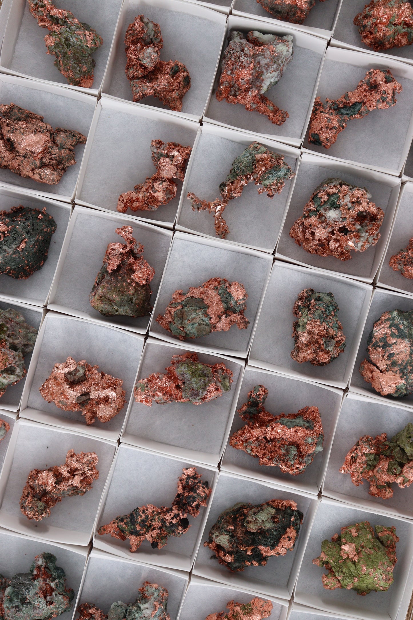 Native Copper 35pc Flat from Michigan - Expert Supplier of Wholesale Crystals & Bulk Gemstones