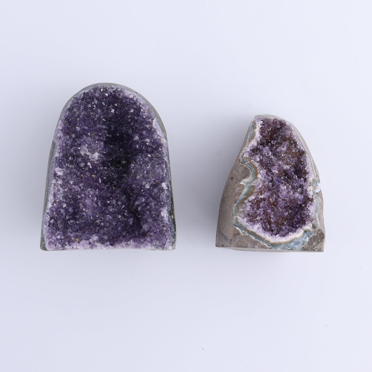 Uruguay Amethyst Cut Base Set of 6 - Expert Wholesale and Supplier of Wholesale Crystals & Bulk Gemstones, ["Amethyst","Cut Base","Uruguay"]