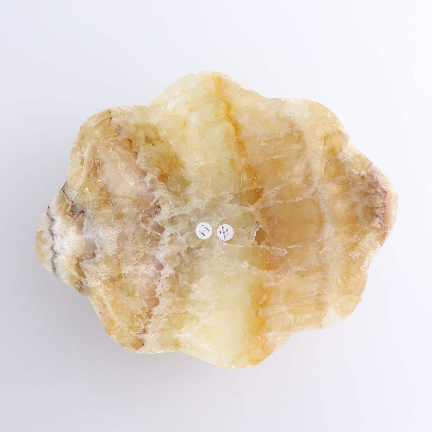 One Bowl Mexican Onyx/Calcite Honey - Expert Wholesale and Supplier of Wholesale Crystals & Bulk Gemstones, ["bowl","Calcite","Catalog Onyx","Decorative Dish","Mexico","onyx"]