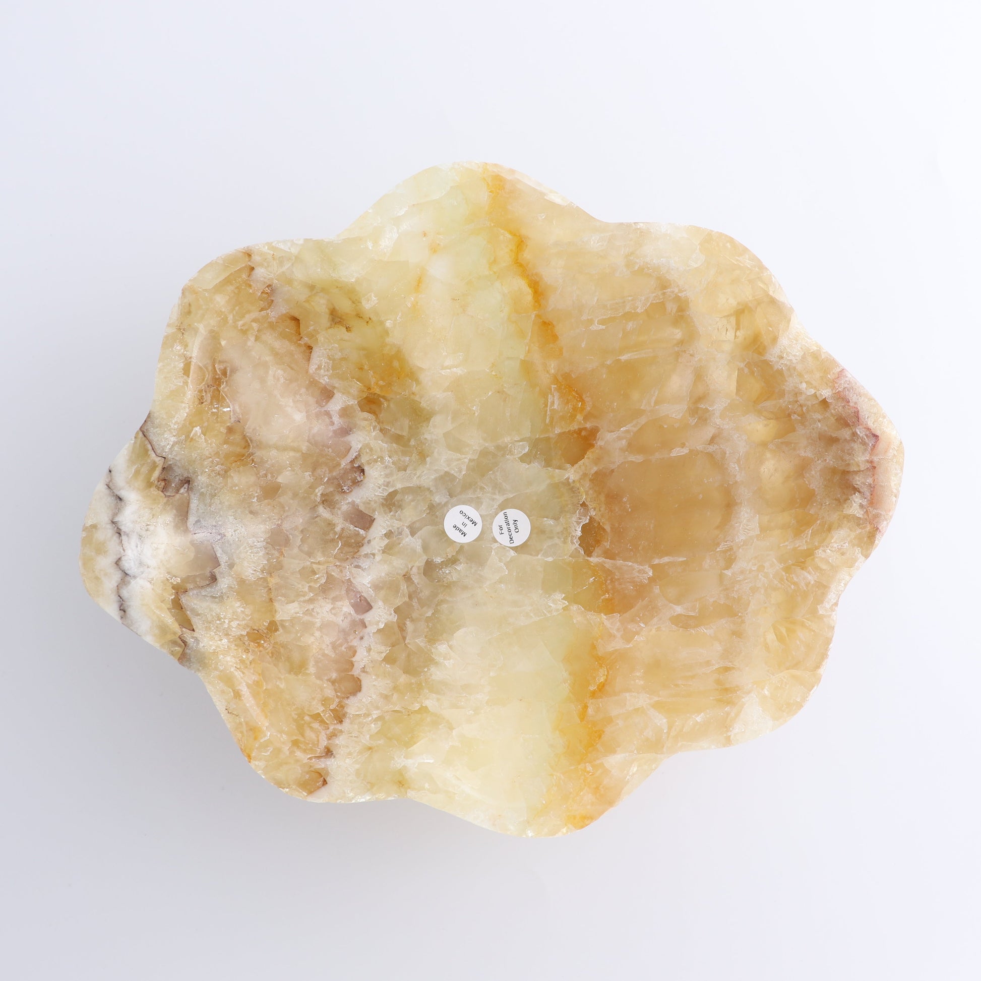 One Bowl Mexican Onyx/Calcite Honey - Expert Wholesale and Supplier of Wholesale Crystals & Bulk Gemstones, ["bowl","Calcite","Catalog Onyx","Decorative Dish","Mexico","onyx"]