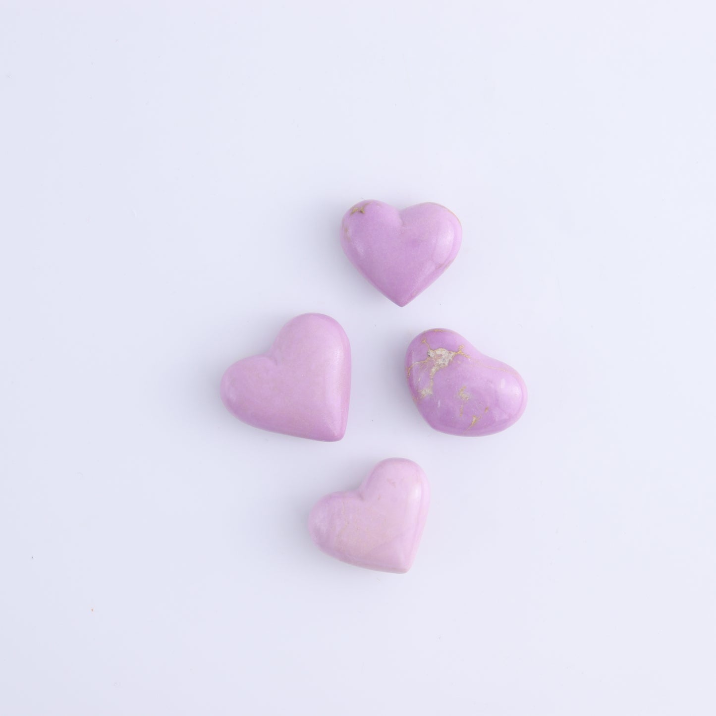 Phosphosiderite Hearts Set of 15 - Expert Wholesale and Supplier of Wholesale Crystals & Bulk Gemstones, ["Hearts","Phosphosiderite"]