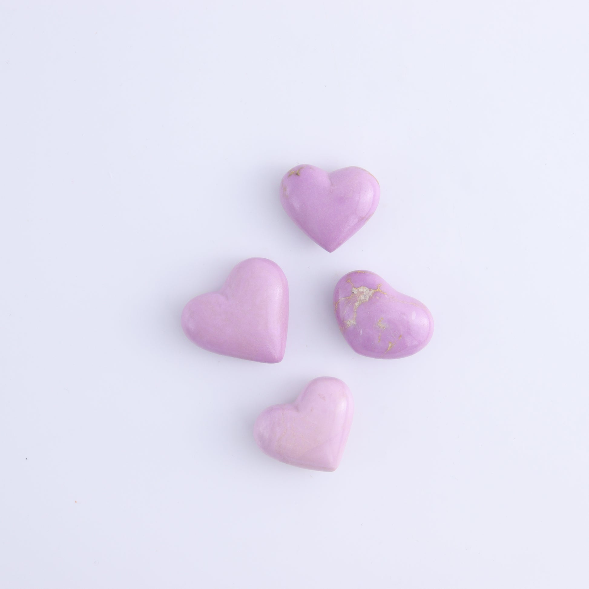 Phosphosiderite Hearts Set of 15 - Expert Wholesale and Supplier of Wholesale Crystals & Bulk Gemstones, ["Hearts","Phosphosiderite"]