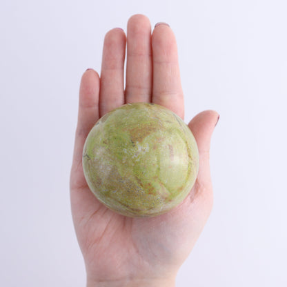 Green Opal Spheres Set of 5 - Expert Wholesale and Supplier of Wholesale Crystals & Bulk Gemstones, ["green opal","Spheres"]