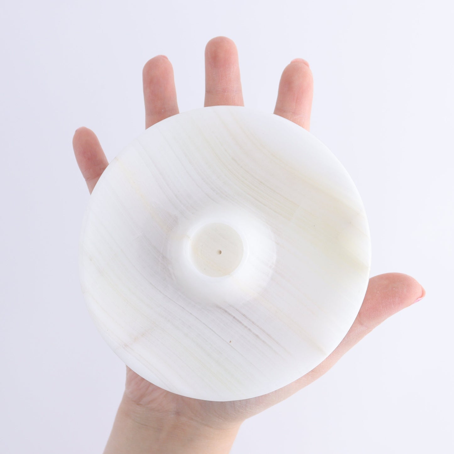 One White Onyx Palo Santo and Incense Holder - Expert Wholesale and Supplier of Wholesale Crystals & Bulk Gemstones, ["Catalog Onyx","Incense holders","Mexico","onyx","Palo Santo Holder","White onyx"]