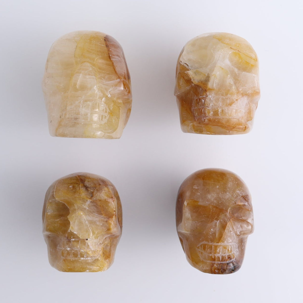 Golden Healer Skulls Set of 4