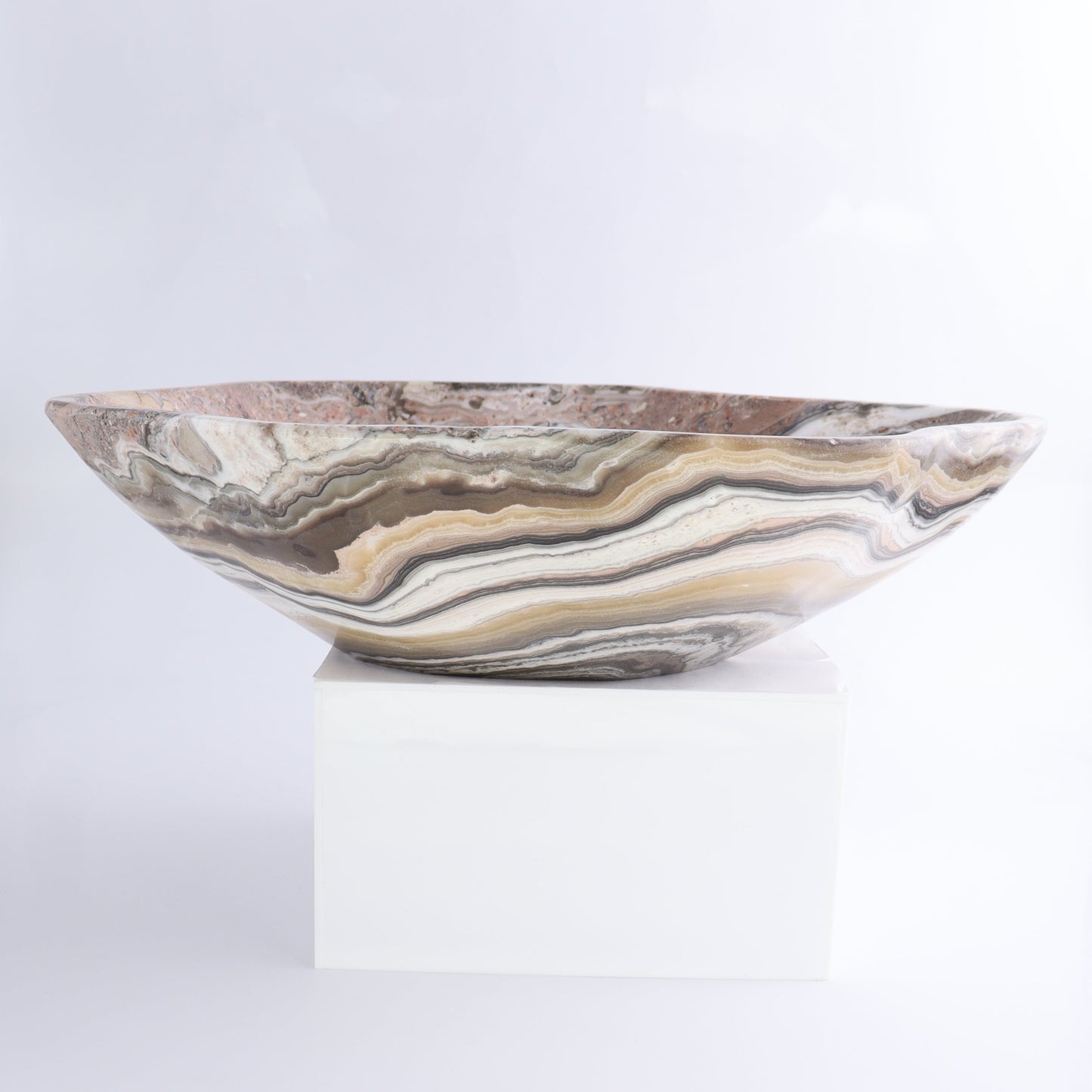 Mexican Onyx/Calcite Bowl - Expert Wholesale and Supplier of Wholesale Crystals & Bulk Gemstones, ["Bowls","Calcite","Mexico","onyx"]
