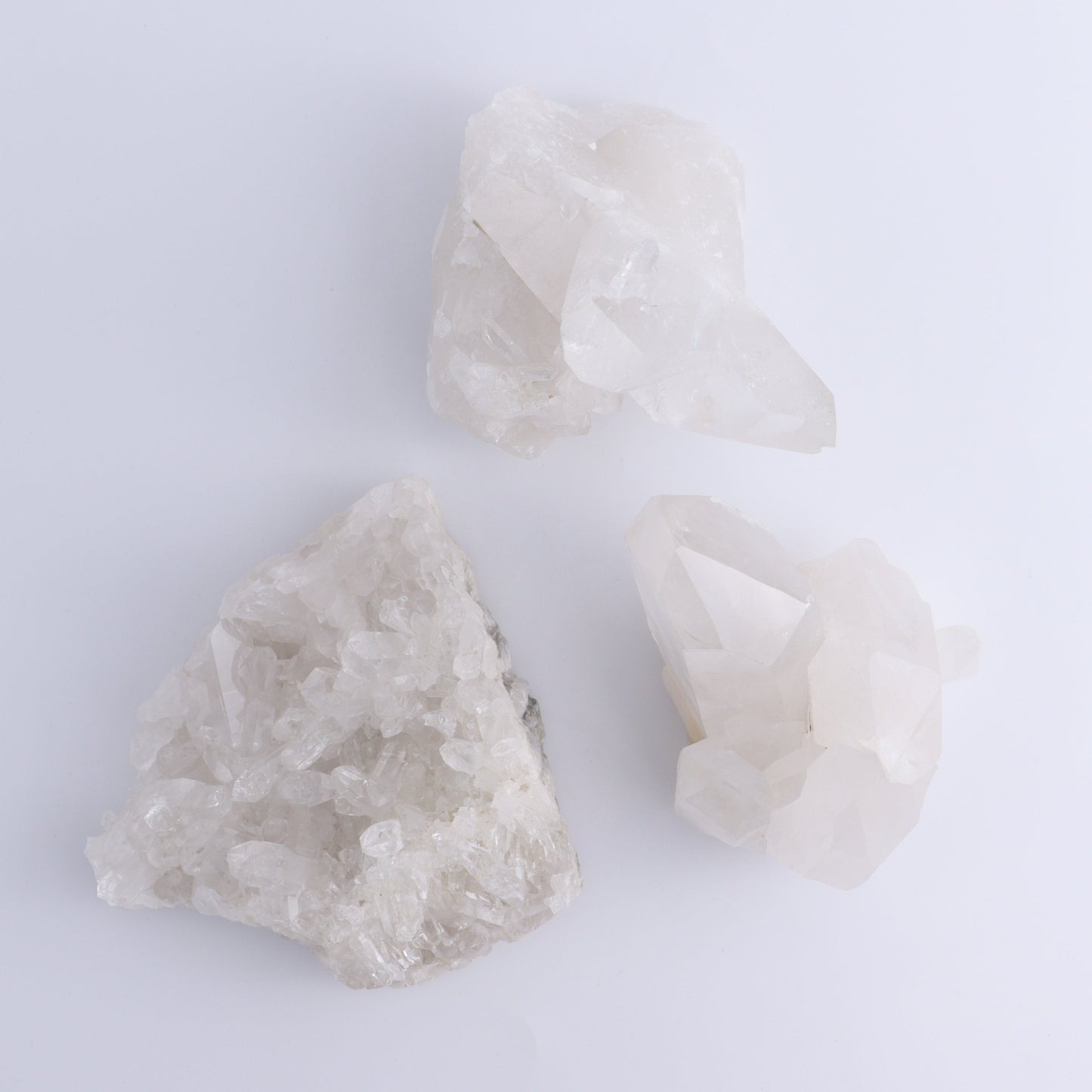 Quartz Clusters Set of 3 - Expert Wholesale and Supplier of Wholesale Crystals & Bulk Gemstones, ["Clusters","Quartz"]