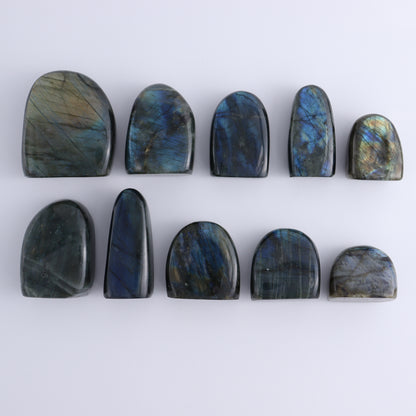 Labradorite Freeform Set of 10 - Expert Wholesale and Supplier of Wholesale Crystals & Bulk Gemstones, ["Freeforms","Labradorite","Madagascar"]