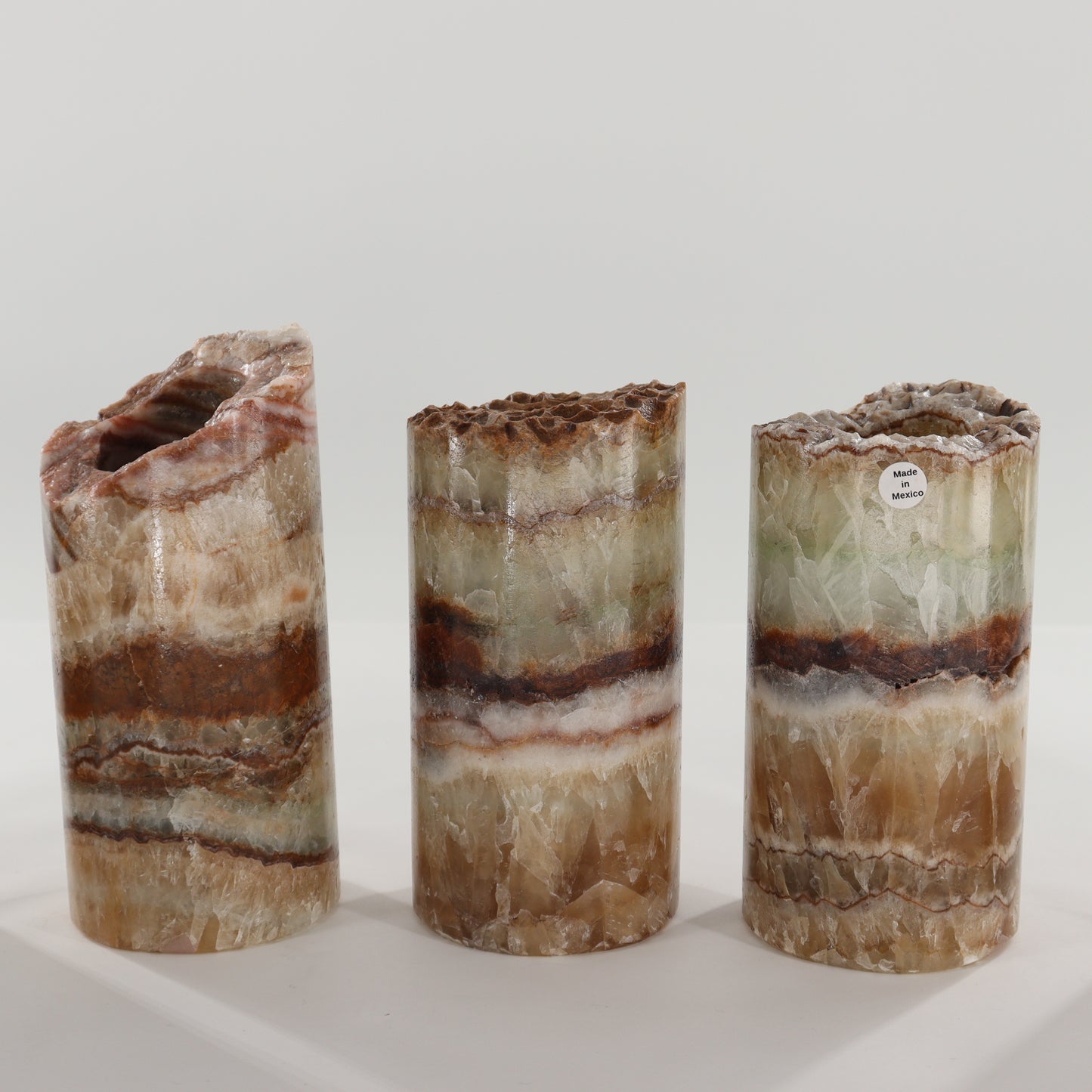 Onyx Candle Holders Set of 5 - Expert Wholesale and Supplier of Wholesale Crystals & Bulk Gemstones, ["Candle Holder","Mexico","onyx"]