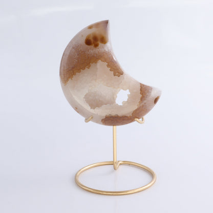 Agate Moons with Stand Set of 5 - Expert Wholesale and Supplier of Wholesale Crystals & Bulk Gemstones, ["Agate","Brazil","moons"]