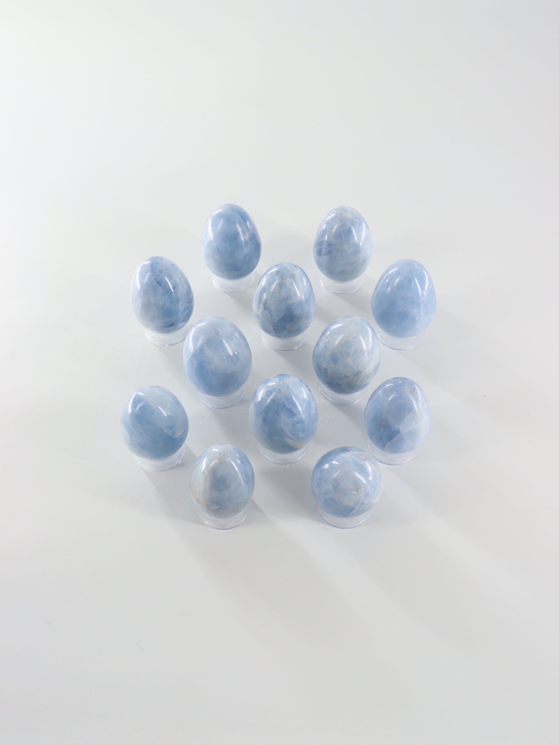 Calcite Eggs Set of 12 - Expert Wholesale and Supplier of Wholesale Crystals & Bulk Gemstones, []