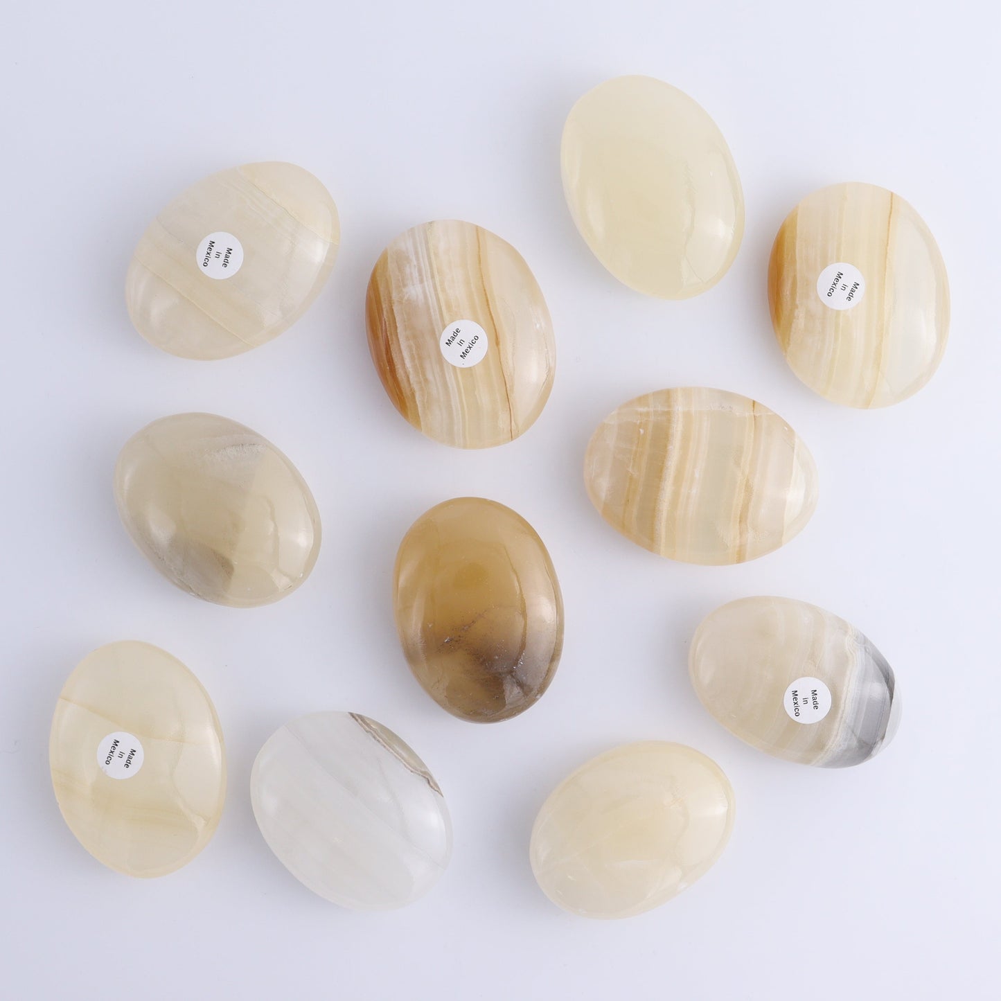 One Onyx Palm Stones 1 kg Set - Expert Wholesale and Supplier of Wholesale Crystals & Bulk Gemstones, ["Mexico","onyx","Palm Stones"]