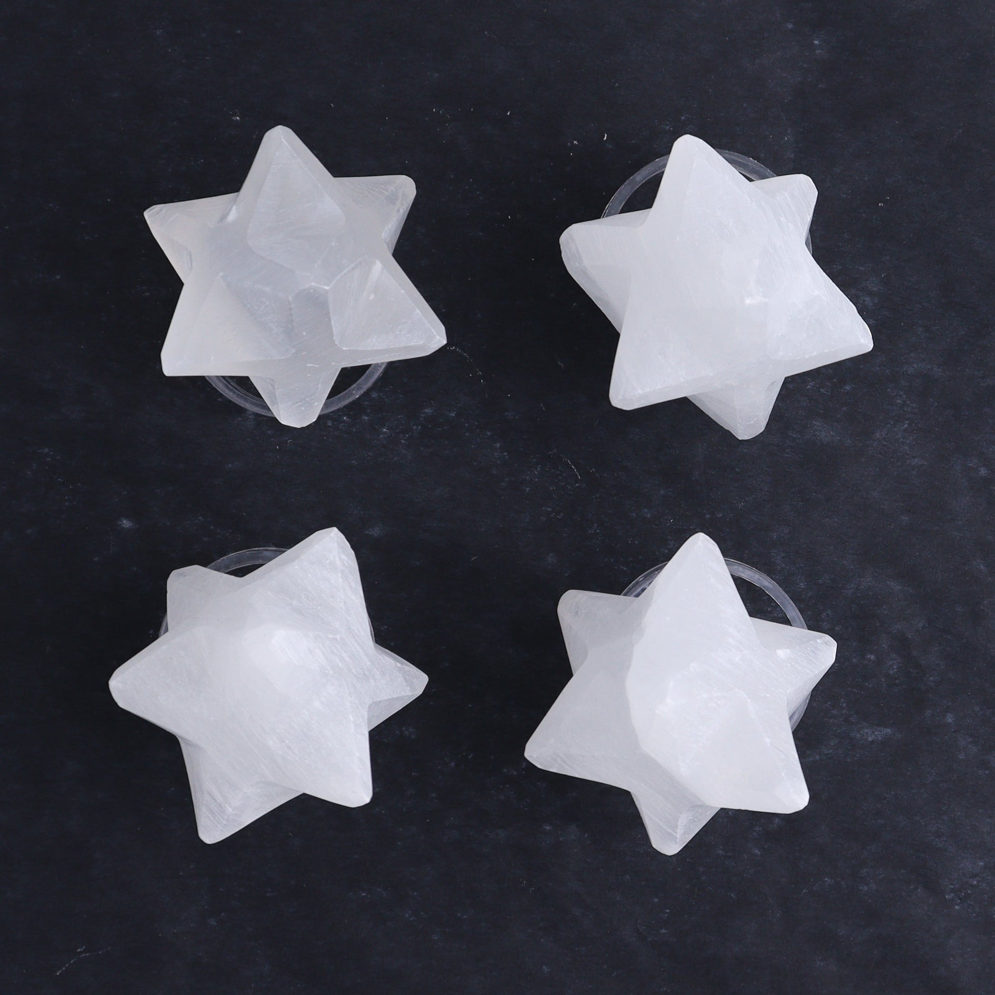 One Selenite (Satin Spar) Star - Expert Wholesale and Supplier of Wholesale Crystals & Bulk Gemstones, ["close_30","Mixed Carvings","Morocco","Selenite","stars"]