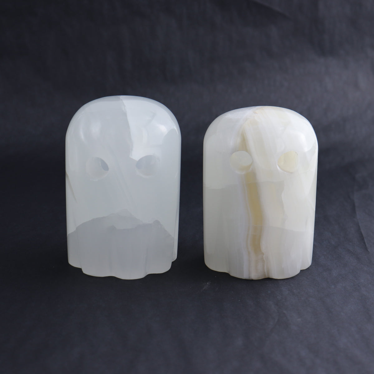One Ghost White Mexican Onyx/Calcite with Light | Mi Esperanza Minerals | Supplier of Crystals and Onyx