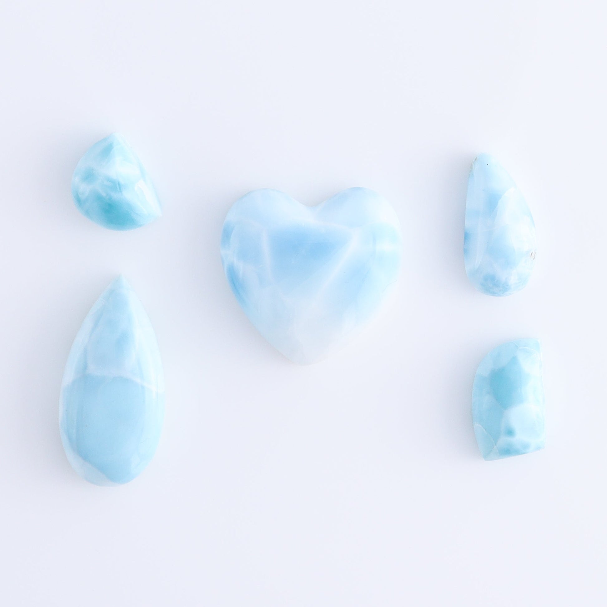 Larmiar Cabs Set of 10 - Expert Wholesale and Supplier of Wholesale Crystals & Bulk Gemstones, ["Cabs","Freeform","Freeforms","Larimar"]